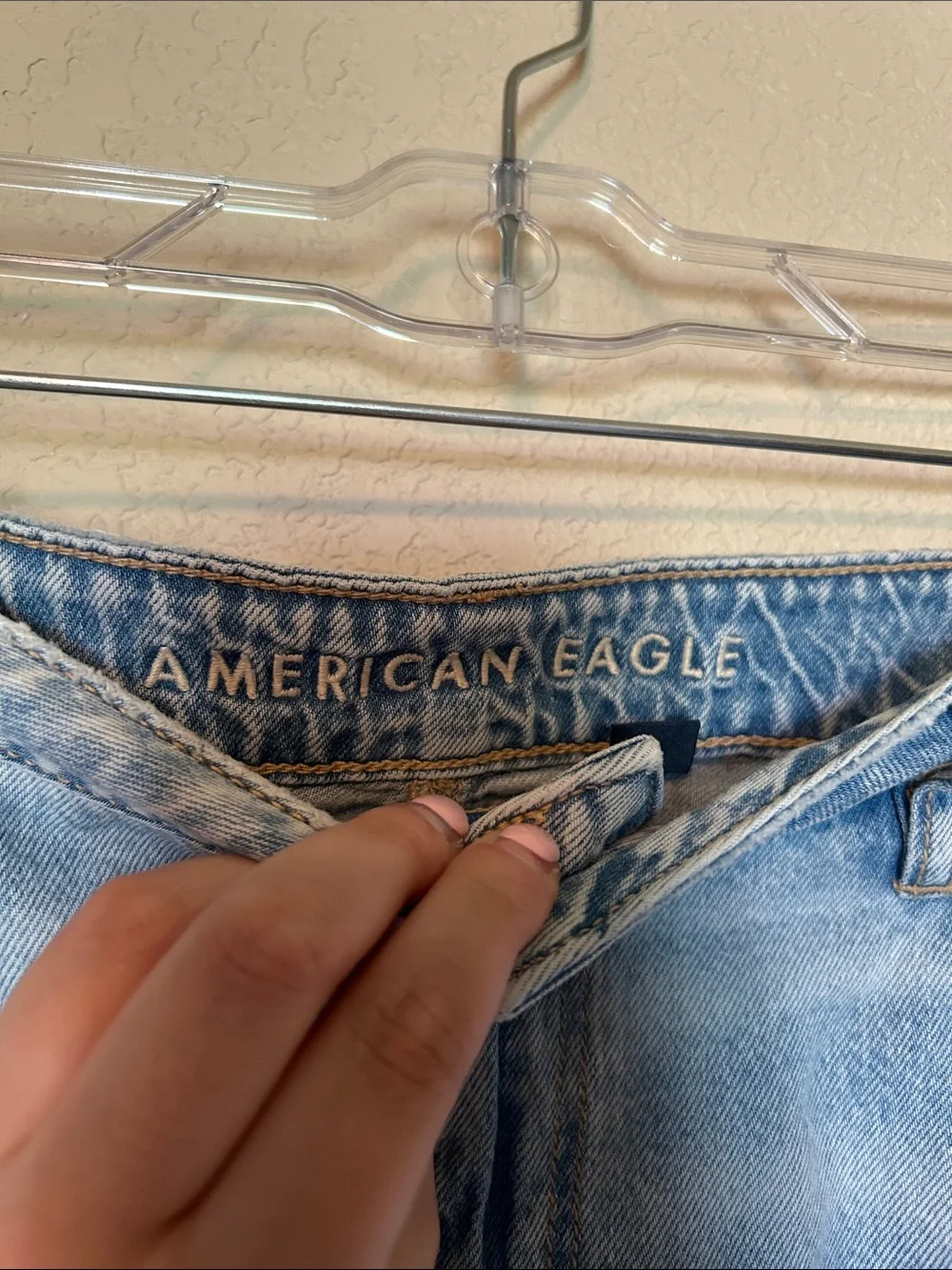 American Eagle Low Rise Maxi Denim Skirt 14